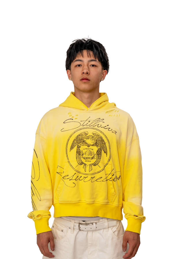 yellow resurrection hoodie